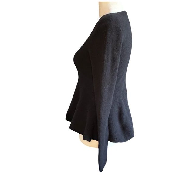 Rare Wool Black Sweater Sz M - Picture 3 of 11